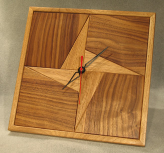 Spinning Star Clock